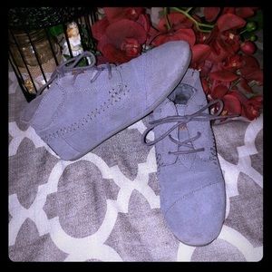 Toms Suede Tribal Chukka Moccasin Booties